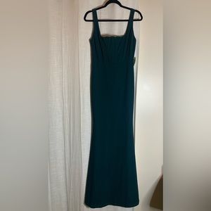 Hunter Green Formal Floor Length Dress